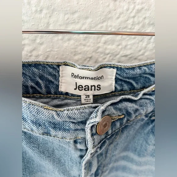 Reformation Cowboy Pointed Pocket Jeans - Picture 4 of 6